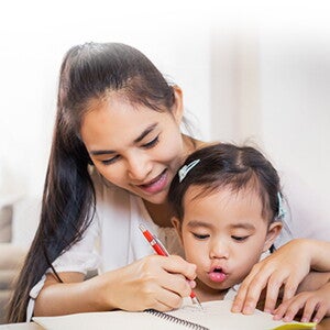 Si Kecil belajar membaca