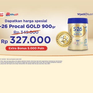 Promo S-26 Procal Gold dan Dapatkan Bonus 50.000 A Poin di Alfagift! 